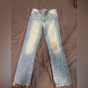 Mother The Pixie Dazzler Ankle Fray Jeans Au Revoir (25)